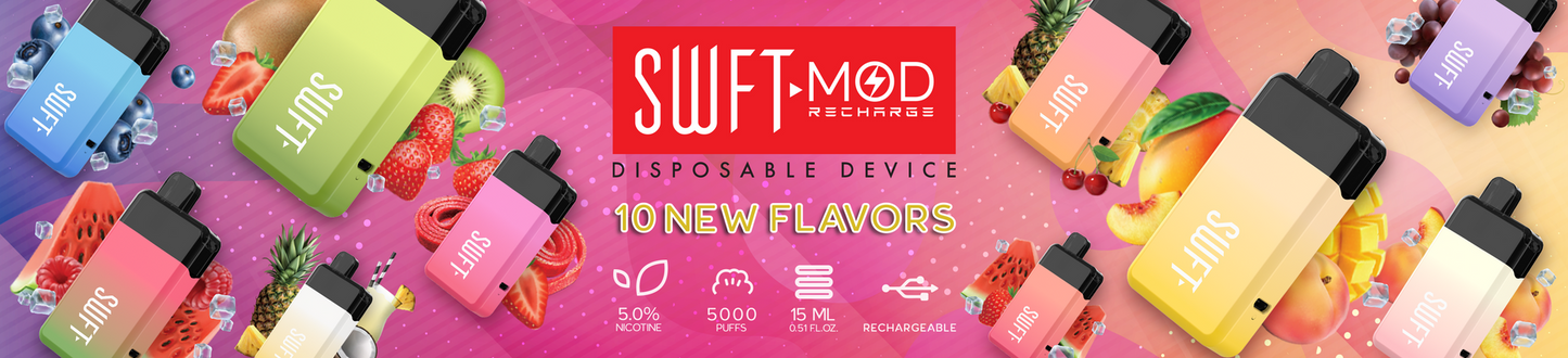 SWIFT MOD  5000 puffs  Disposable Devices - Storm Chaser