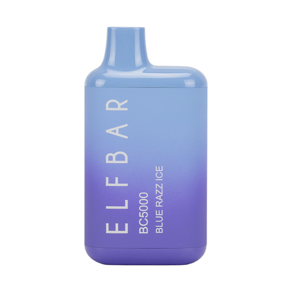 Blue Razz Ice Flavor/elf bar bc5000 disposable vape
