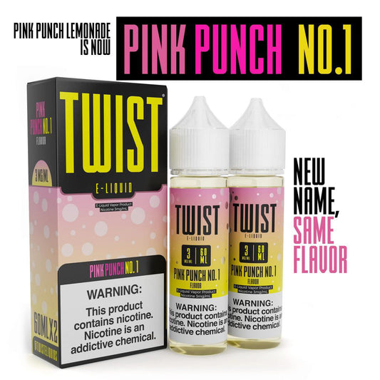 TWIST Pink Punch No.1 3mg 60ml E-liquid - Storm Chaser
