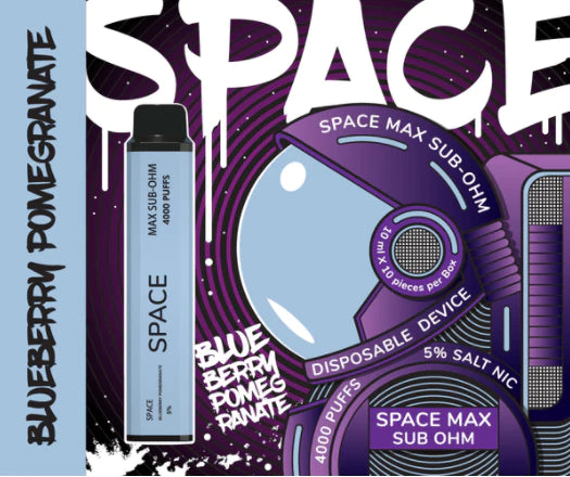 SPACE MAX Sub Ohm 4000 Puff Disposable Devices - Storm Chaser