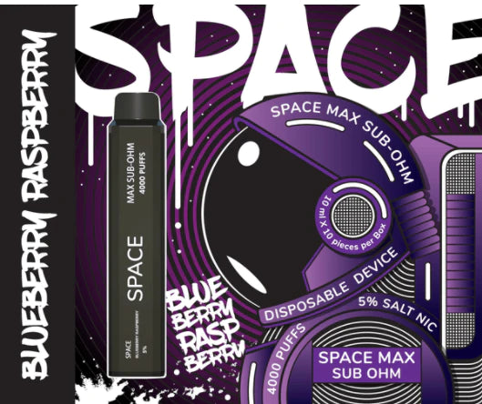 SPACE MAX Sub Ohm 4000 Puff Disposable Devices - Storm Chaser
