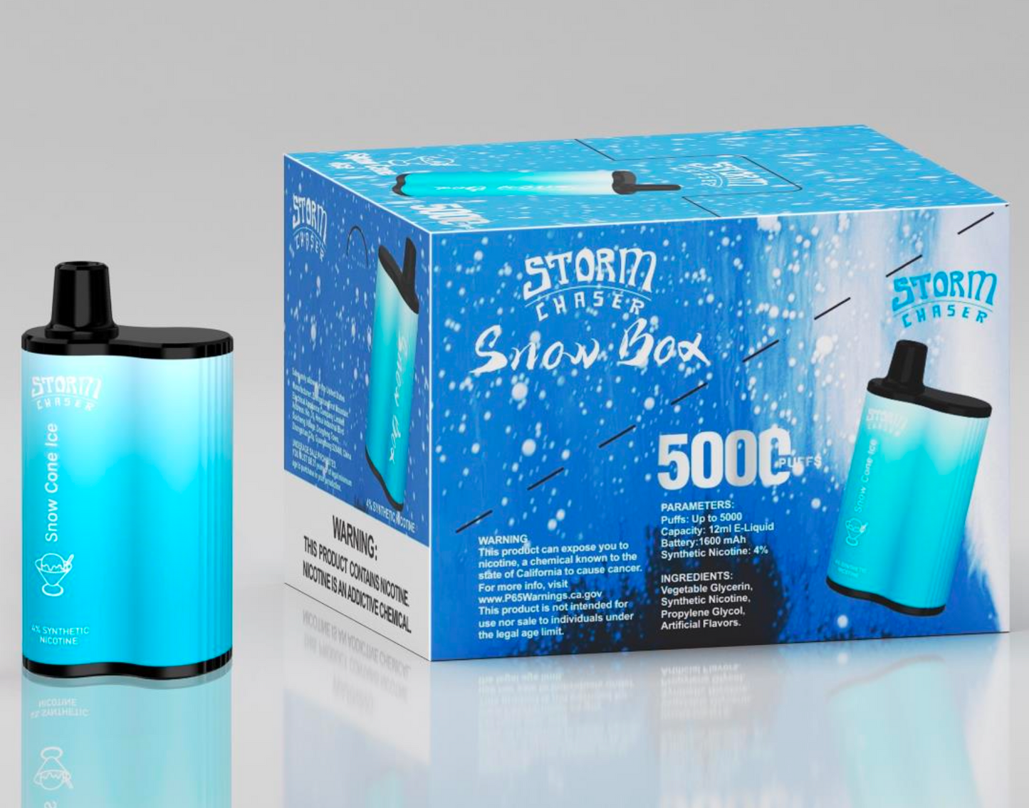 STORM CHASER  Snow Box  5000 puffs  Disposable Devices - Storm Chaser