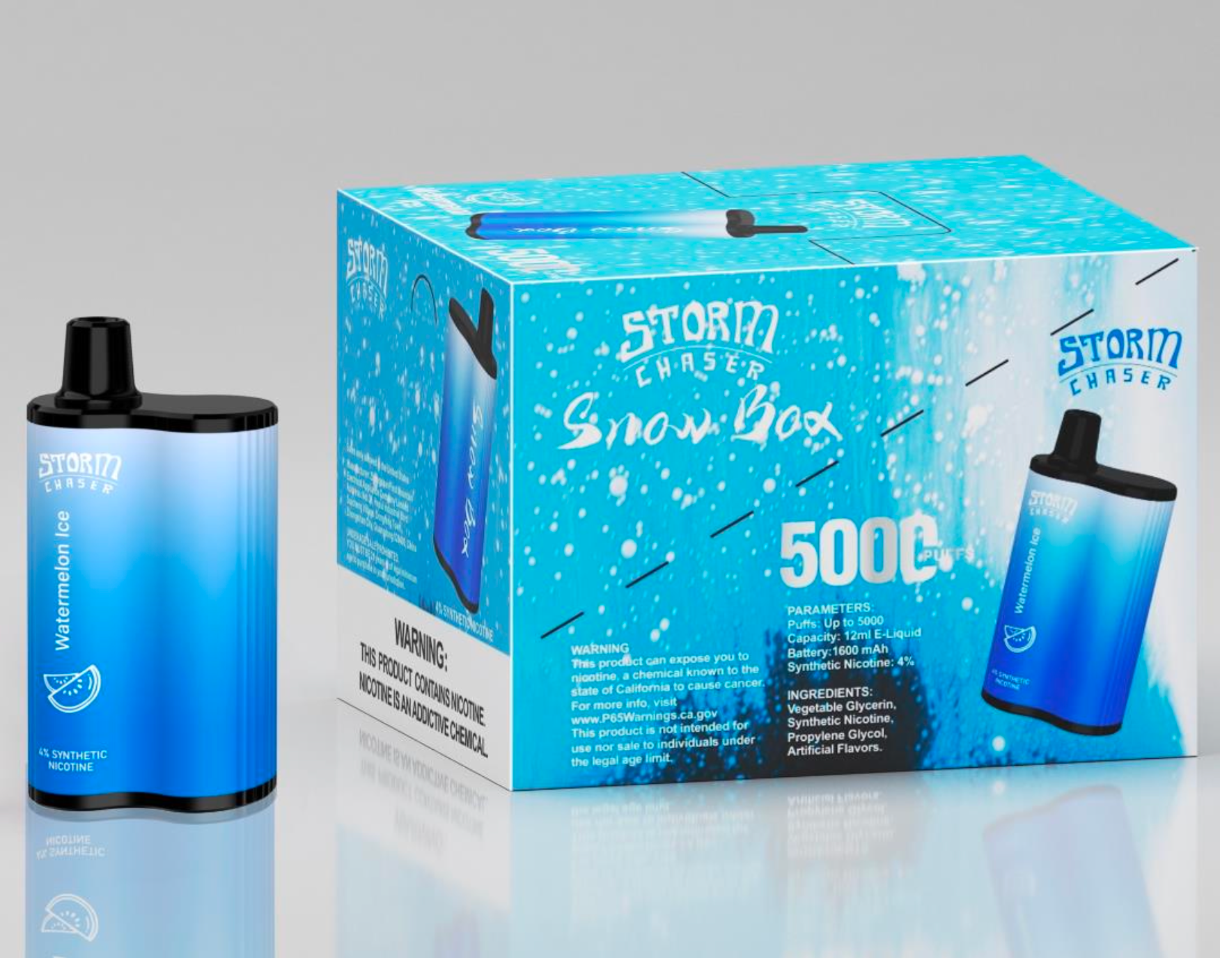 STORM CHASER  Snow Box  5000 puffs  Disposable Devices - Storm Chaser