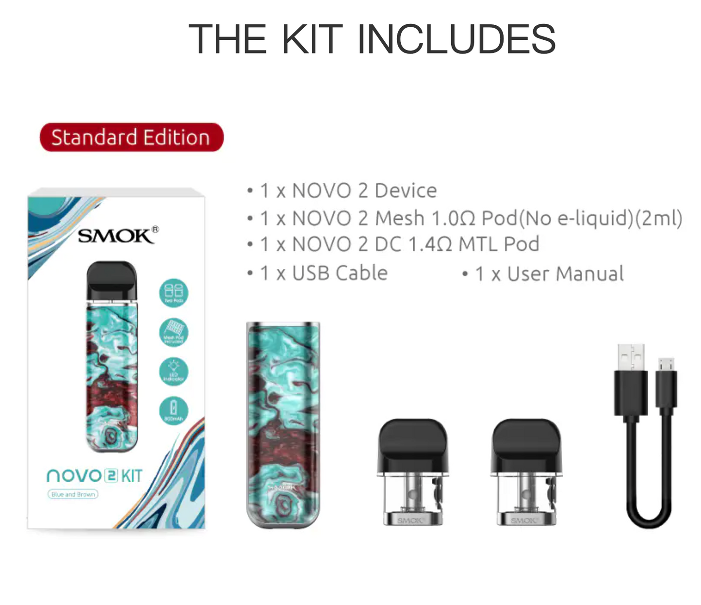 SMOK Novo 2 Kit Hardware - Storm Chaser